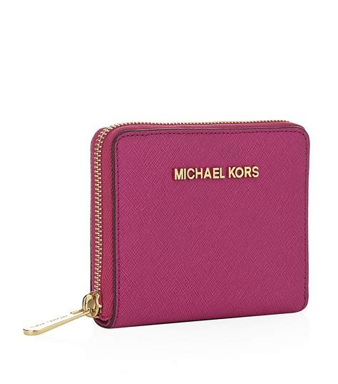 michael kors white and pink wallet|Michael Kors small pink wallet.